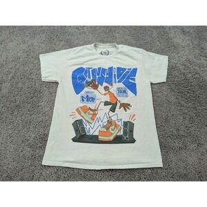 Get Busy or Die North American Tour T Shirt Men Small White Sounds By Micro 2023